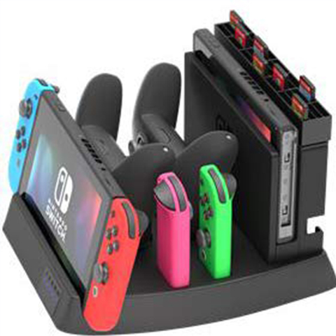 Soporte de carga para consola NS Switch Pro, 6 discos de almacenamiento para Nintendo Switch ► Foto 1/6