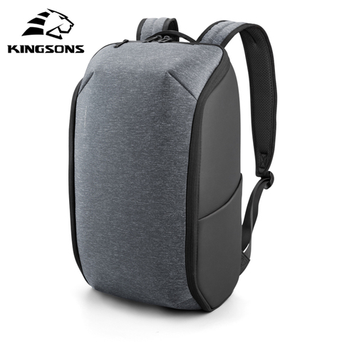 Bolso de ordenador portátil de 15 pulgadas Kingsons impermeable mochila de doble hombro para portátil para hombres y mujeres bolsa de mensajero mochila masculina ► Foto 1/6