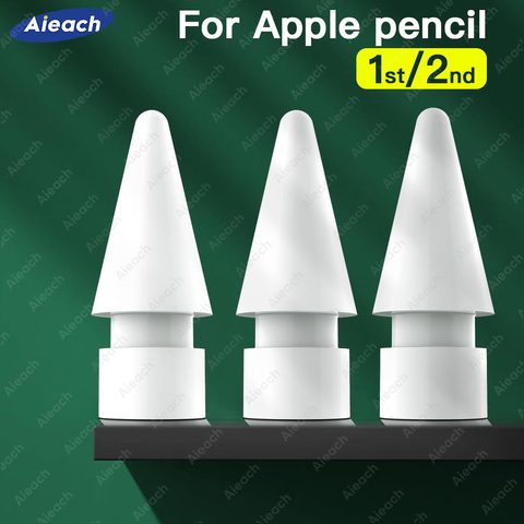 Reemplazo de puntas de lápiz 3 uds 6 uds 10 Uds. Compatible para lápiz Apple 1ª 2ª generación para lápiz Apple repuesto de punta ► Foto 1/6
