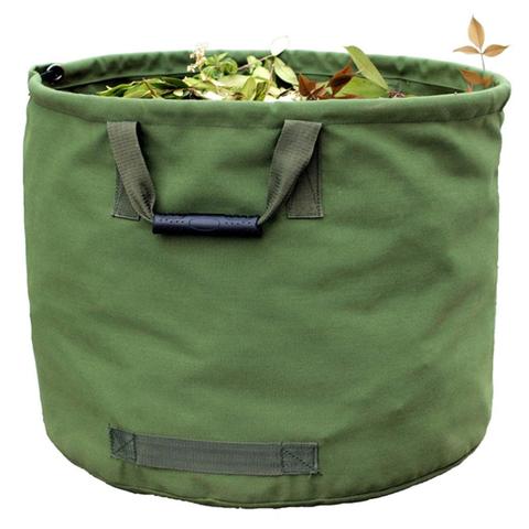 Bolsa de almacenamiento de hojas de jardín de 22x18 pulgadas, bolsa de basura para plantas de jardín, tela Oxford impermeable 600D, reutilizable, para jardinería, hojas de césped ► Foto 1/6