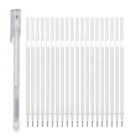 21 unids/set marcador blanco plumas 0,6mm impermeable resaltador rotulador de pintura dibujo arte dibujo marcadores diseño cómico bien de pluma ► Foto 1/6