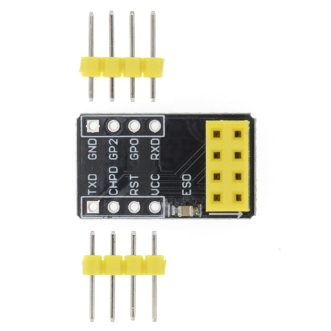 ESP-01 Esp8266 ESP-01S MODELO DE LA ESP8266 serie adaptador de tabla para el pan a transceptor wi-fi Módulo de adaptación módulo UART ► Foto 1/6