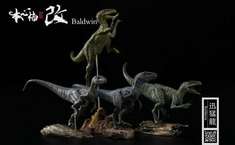 ¡En STOCK! Nanmu 1/35 Raptorsquad figura 4 Uds dinosaurio Velociraptor Jurásico colector Animal juguetes regalo para niños adultos ► Foto 1/6