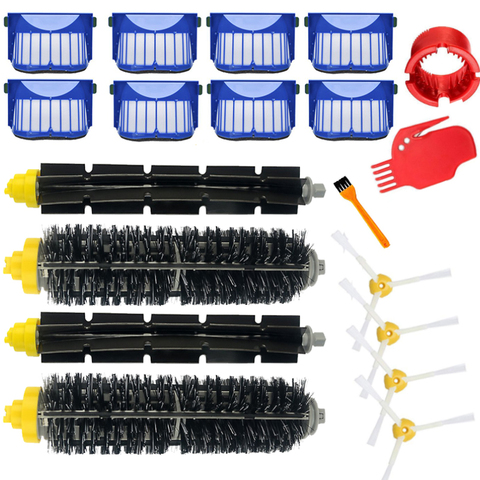 Juego de repuesto para iRobot Roomba, conjunto de reemplazo con cepillo de cerdas, batidora de aspirar y flitro Aero Vac para las series 600, 610, 620, 625, 630, 650, 660 ► Foto 1/6