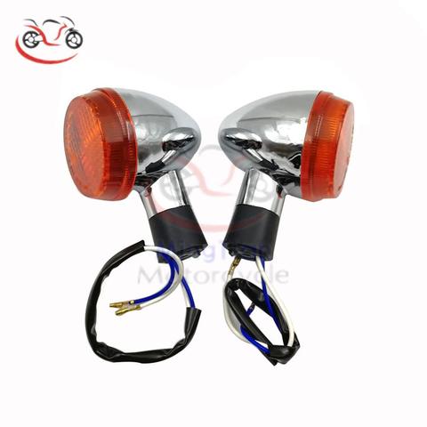 Luz trasera ámbar para motocicleta, intermitente para Honda Shadow Rebal CB VT VTX GL 1300 1800 Cruiser, 2 uds. ► Foto 1/5