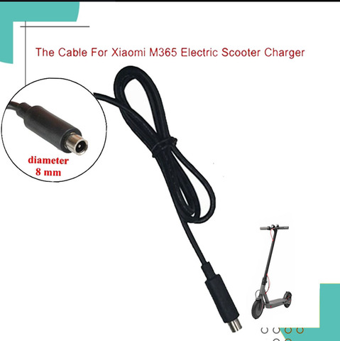 Cable de carga de CC de 8mm, piezas de cargador de 42V 2A, Cable de alimentación para Xiaomi M365, piezas de adaptador de corriente para patinete eléctrico, enchufe de línea de cargador ► Foto 1/6