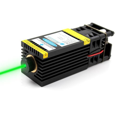 OXLasers-módulo láser verde de diodo, cabeza láser enfocable DIY de 1000mW, 12V, 1W, 520nm, para escenario, repelente de aves ► Foto 1/6