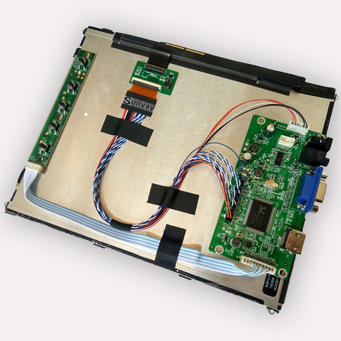 HDMI + VGA LVDS Kit de placa de controlador LCD para IPad 3 4 9,7 