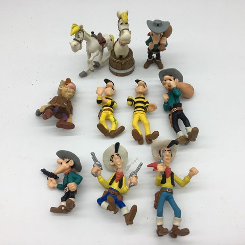 Figuras de acción de los soldados europeos de la suerte, Lukes Adventures, juguetes de Navidad para niños de 4,5 A 8 cm ► Foto 1/4