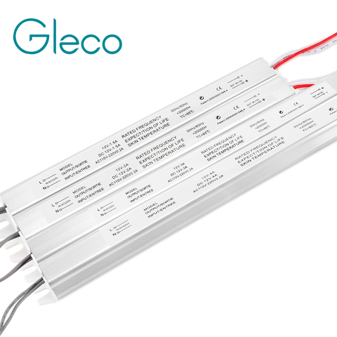 AC220V a 12 V 1.5A 2A 3A 4A 5A Controlador LED ultradelgado fuente de alimentación transformador de iluminación para Delgado la caja de luz de publicidad ► Foto 1/6