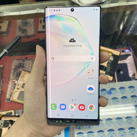 Pantalla LCD de 6,8 pulgadas para Samsung Galaxy Note 10 Plus, montaje de digitalizador de marco para Note 10 Plus, N975, N975F ► Foto 1/6