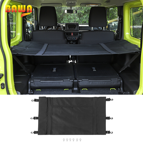 BAWA-Red de remolque para Suzuki Jimny 2022, accesorios organizadores para maletero de coche, cortina transportadora de equipaje, accesorios para Suzuki Jimny ► Foto 1/6