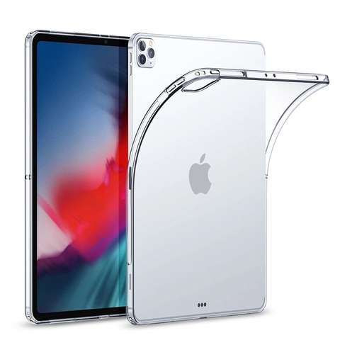 Funda de silicona a prueba de golpes para iPad Pro 11, 12,9, 2022, 2022, A2069, A2229, A2232, parachoques flexible, transparente, cubierta trasera ► Foto 1/6