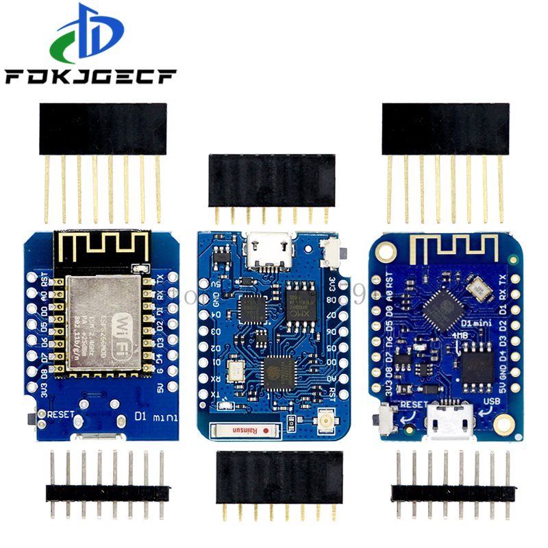Wemos D1 Mini Esp8266 Placa D1 Mini NodeMcu Wi-Fi Com ESP8266-12F CH340G Módulo WLAN Lua Compativel Com Arduino Asus Zenwifi