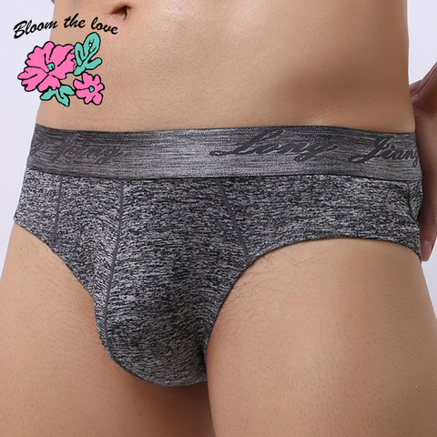 [Bloom el amor] nueva marca breve los hombres ropa interior hombres calzoncillos cómodo Cuecas masculino hombre Boxershorts tamaño S-XL 434LJ ► Foto 1/6