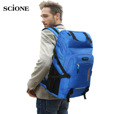 50L al aire libre mochila Camping senderismo bolsa hombres bolsas de viaje bolsos de deportes mochila táctica impermeable escalada montañismo bolsas XA935WA ► Foto 1/6