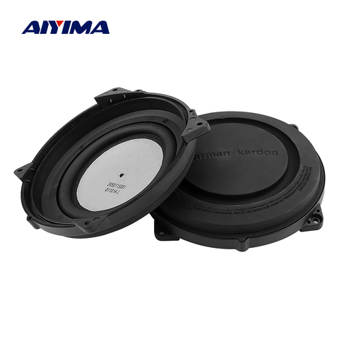 AIYIMA, 2 piezas, 4 pulgadas, 120MM, radiador pasivo, altavoz de radiador, aluminio cepillado, membrana de vibración auxiliar de graves para Woofer DIY ► Foto 1/6