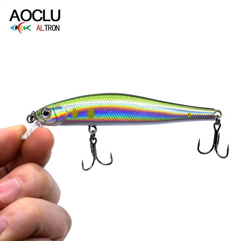 AOCLU-Señuelos de Pesca Jerkbait wobblers, 9cm, 11g de profundidad, 1m, cebo duro Minnow, sistema de transferencia de peso magnético para aparejos de fundición larga ► Foto 1/6