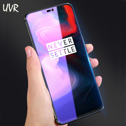 Para Oneplus 6 6T 7 7T cubierta completa Anti-azul mate esmerilado vidrio templado One Plus 6 6T 7 7T 1 + 6 Anti azul Protector de pantalla ► Foto 1/6