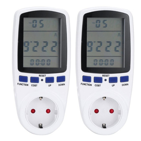 EU Plug AC Power Meters 230v Digital Voltage Wattmeter Power Consumption Watt Energy Meter Electricity Analyzer Monitor ► Foto 1/6