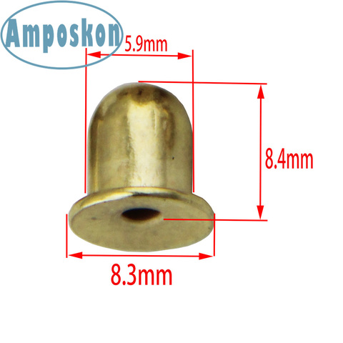 10 unids/lote 4,2-8mm Botón de primavera para 12-50mm Tubo de botón de Pinzas de resorte para la tienda Polo Kayak Accesorios ► Foto 1/6