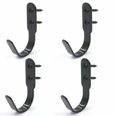 Ganchos de estante para armas, perchas para Rifle, arco de tiro con arco de fieltro forrado, almacenamiento de montaje en pared, 4/Pk ► Foto 1/4