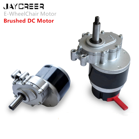 JayCreer-Silla de Ruedas de potencia eléctrica, Motor de CC cepillado, 24V/13,4a/250W/3000RPM Min/velocidad de salida 75/120/160RPM ► Foto 1/6