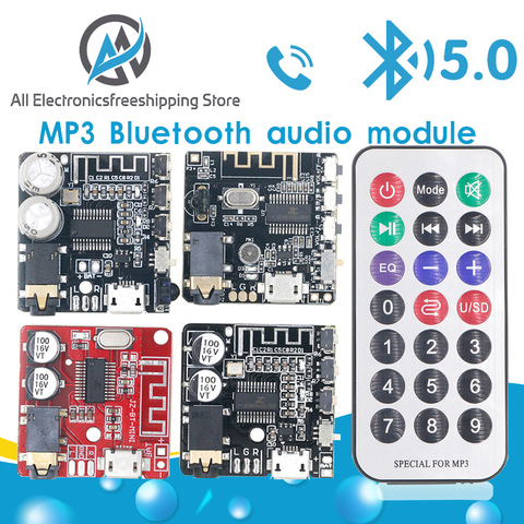 Placa receptora de Audio Bluetooth 5,0, decodificador sin pérdidas mp3, módulo de música estéreo inalámbrico ► Foto 1/6