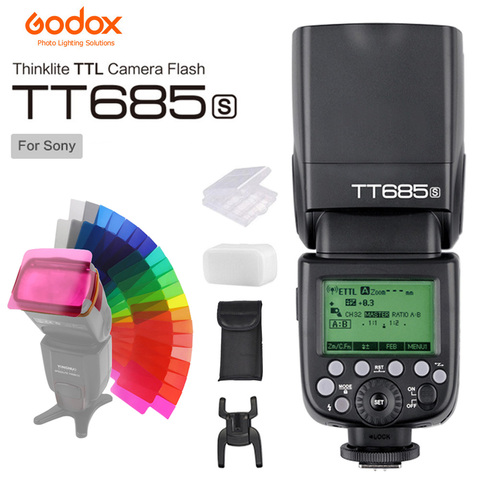 Godox TT685S 2,4G inalámbrico i-ttl sincronización de alta velocidad 1/8000s GN60 Flash Speedlite para Sony A77II A7RII A7R A58 A99 ► Foto 1/6