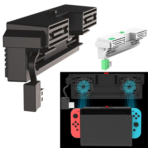 Nintendo Switch-ventilador de refrigeración de 5000RPM, 2 ventiladores, alimentación USB externa, superturbo, Enfriador de temperatura para consola Nintendo Switch NS ► Foto 1/6