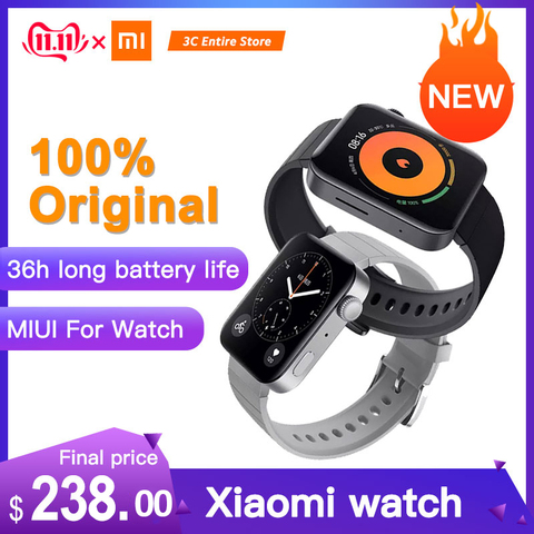 Xiaomi-reloj inteligente con GPS, pulsera ESIM con WIFI, NFC, Bluetooth, Monitor de ritmo cardíaco, Fitness, 2022 ► Foto 1/6