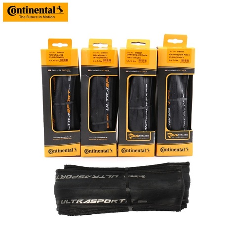 Continental-Neumático plegable para bicicleta de carretera, caucho para llanta de bici de parámetro 700x 23c 25c de agarre puro para ciclismo modelo ultra sport 2 ► Foto 1/6