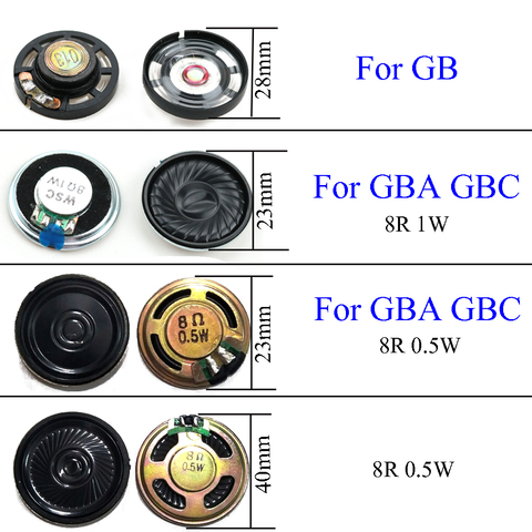 YuXi 23mm 28mm 40mm altavoz más alto para Nintend Gameboy Color Advance GBA GBC para Gameboy Advance GB altavoz ► Foto 1/5