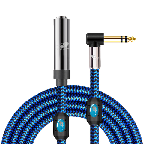 Cable de extensión estéreo Premium de 1/4 pulgadas para auriculares, Cable de Audio OFC macho a hembra de 6,35mm, chapado en oro de 1M, 2M, 3M, 5M y 8M ► Foto 1/4