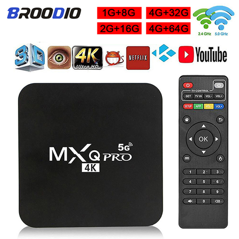 Dispositivo de TV inteligente, decodificador con Android 10, 4GB