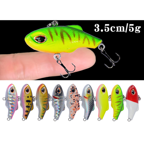 Crankbait Wobbler para Pesca, señuelo duro de hielo de 3,5 Cm y 5G para el invierno ► Foto 1/6