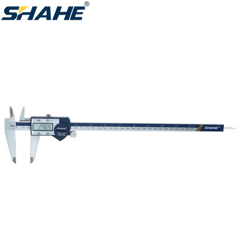 SHAHE-calibrador Digital de acero inoxidable, calibre con regla LCD, 0,01mm, 300mm, calibrador Vernier, herramientas de medición de pulgadas métricas ► Foto 1/6