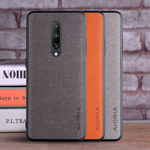 Funda de lujo para Oneplus 7 Pro, funda de cuero de TPU blando, carcasa rígida para teléfono móvil Oneplus 7 Pro ► Foto 1/6