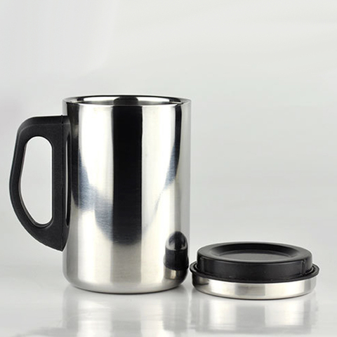 Tazas de acero inoxidable con aislamiento de pared Dual, jarra de café Tumbler, Cerveza, Té, tazón taza, 350/500ml ► Foto 1/6