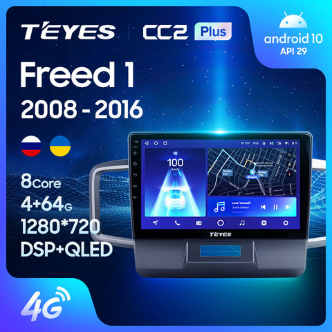 TEYES CC2L CC2 Plus para Honda liberado 1 2008 - 2016 mano coche Radio Multimedia reproductor de Video GPS de navegación Android No 2din 2 din dvd ► Foto 1/6