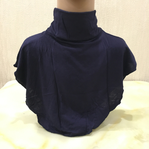 H010-jersey DE ALGODÓN suave para cuello, cubierta hijab de Ramadán, cuello de tortuga, cuello falso, envoltura para el cuello ► Foto 1/6