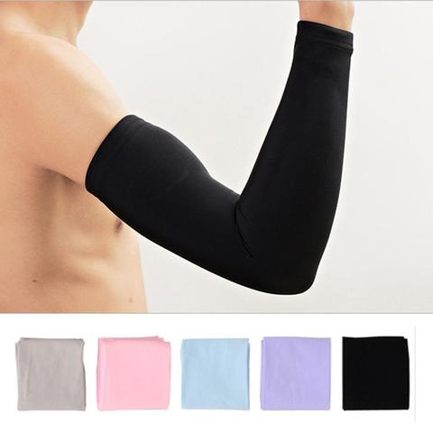 Mangas de baloncesto del brazo para niños, protección solar, antisudor, 1 par ► Foto 1/5