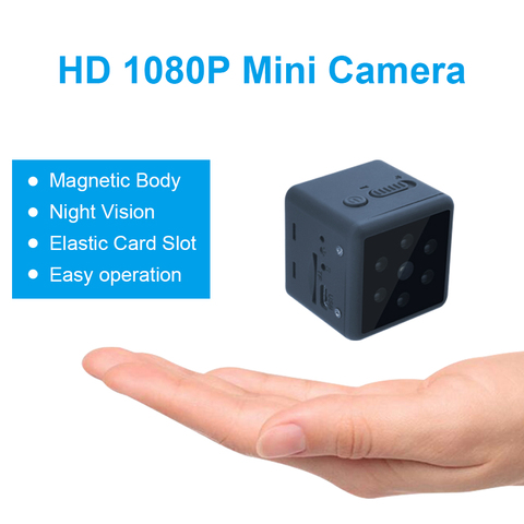 Microcámara MD25 1080P HD, grabadora de voz con detección de movimiento infrarroja, visión nocturna, Clip de grabación, deportes, DV ► Foto 1/6