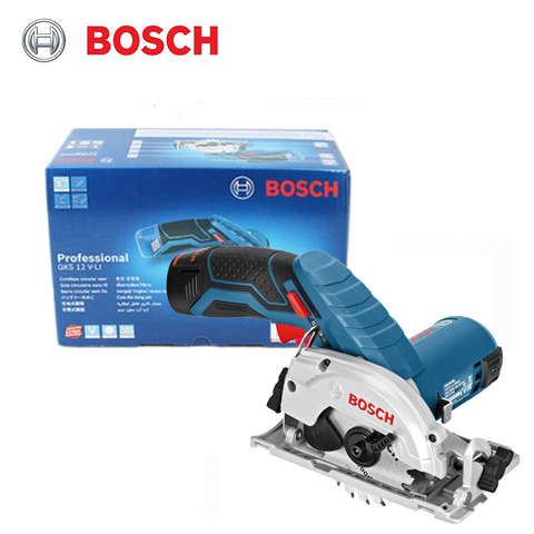 BOSCH GKS 12V-LI-herramienta eléctrica multifuncional profesional, sierra Circular eléctrica inalámbrica, herramienta de sierra para carpintería (sin batería) ► Foto 1/6