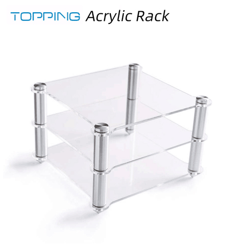 TOPPING-estante acrílico para decodificador D30 A30, amplificador HIFI, estante amplificador, equipo transparente, estante de dos capas ► Foto 1/6