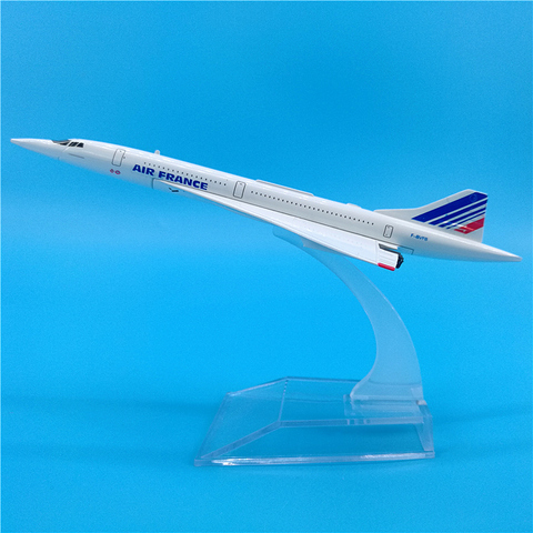 Avión de juguete a escala 1:400, modelo de avión de Air Francia, 1976-2003, Avión de juguete, avión supersónico, regalo coleccionable ► Foto 1/1