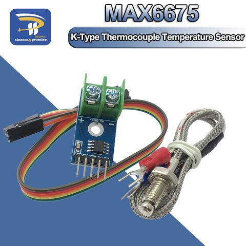 ¡Envío gratis! Sensor de temperatura de Temperatura del termopar tipo K MAX6675, 0-800 grados, KIT de módulo, interfaz SPI ► Foto 1/6