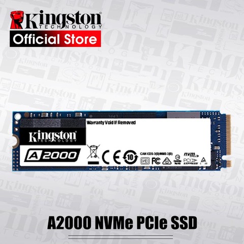 Kingston-disco duro interno de estado sólido para PC y portátil, dispositivo de estado sólido SFF, A2000, NVMe, PCIe, M.2, 2280, SSD, 250GB, 500GB, 1TB ► Foto 1/5