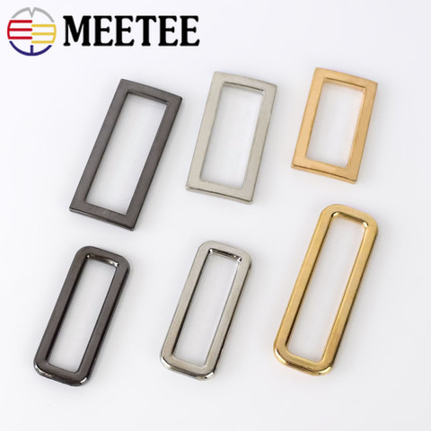 Meetee 10 Uds 20-40mm de Metal para equipaje O D anillo conectar hebilla mochila DIY de cuero correa para artesanías colgar decoración Material ► Foto 1/6