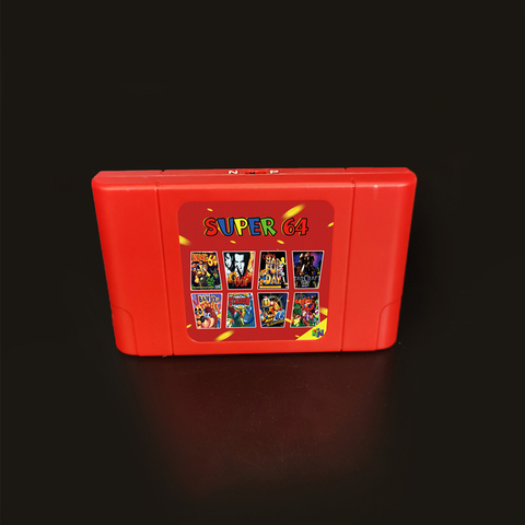 Cartucho de juego retro para consola de videojuegos Nintendo 64, tarjeta de juego con 340 videojuegos incorporados en 1 para consola de videojuegos N64 ► Foto 1/4